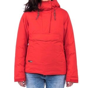 Holden Sonya Snow Jacket with Adjustable Hood  in Poppy Womens Sz Medium